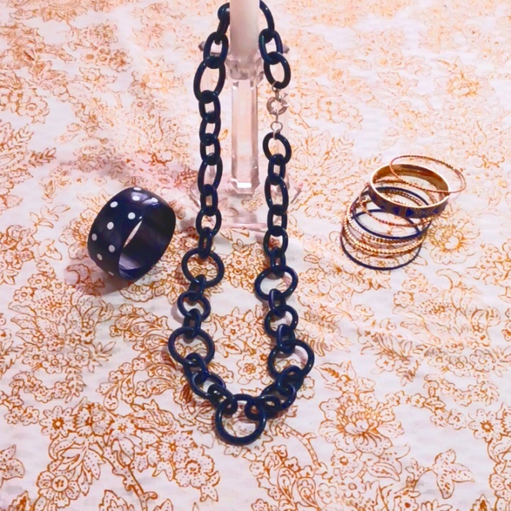 Navy blue 💙 Jewelry Set